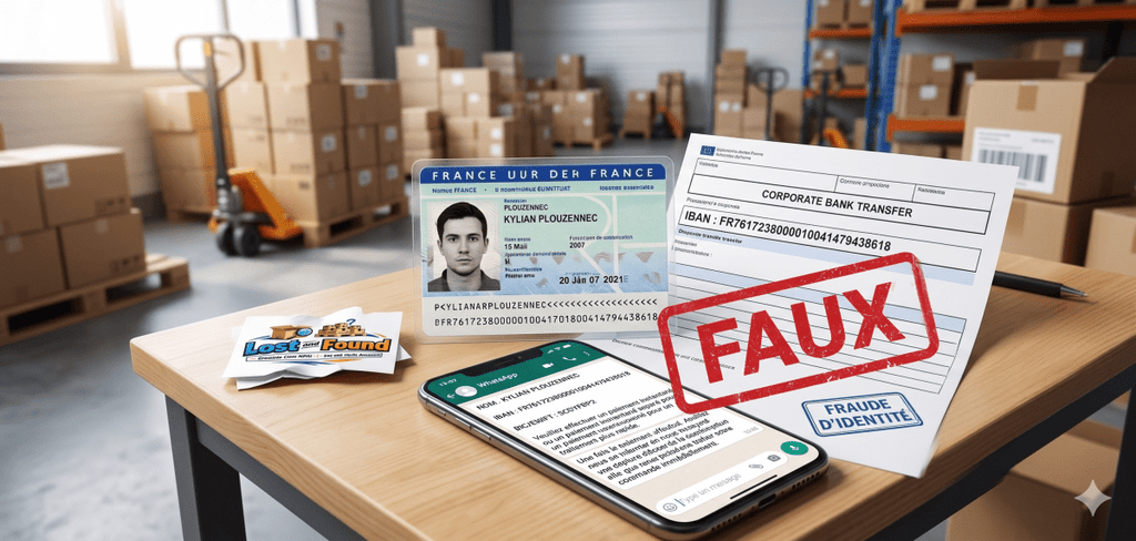 🚨 ALERTE SÉCURITÉ : Usurpation d'identité de notre marque "Lost and Found"