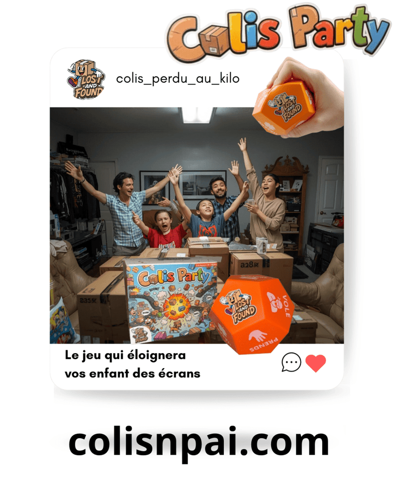 Colis Party : L'exclusivité européenne qui réinvente le jeu de société (Signée Lost and Found)