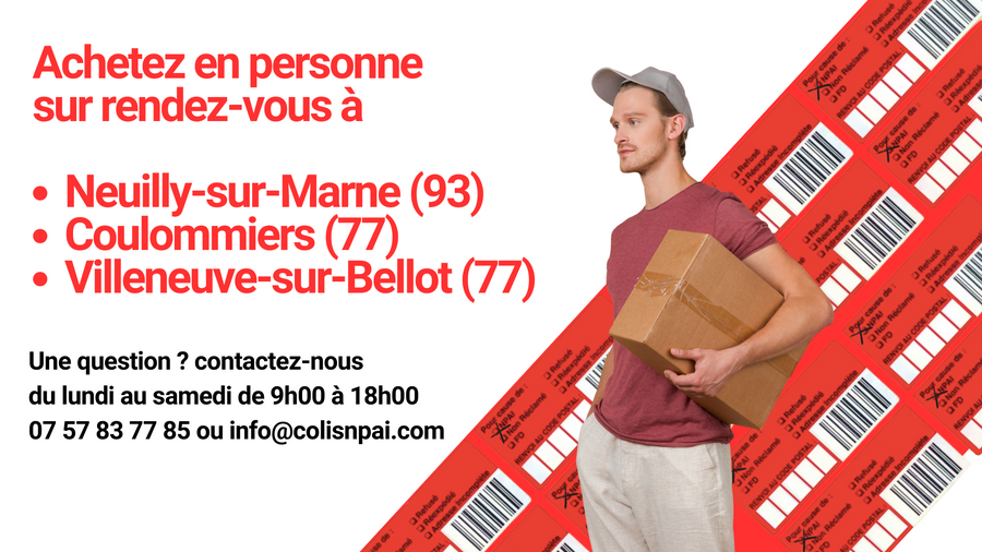 Vente de Colis perdus et npai Lost and Found