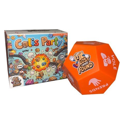 Colis Party – Le Jeu de Société des Colis Perdus avec Dé Anti - Stress - Lost and Found